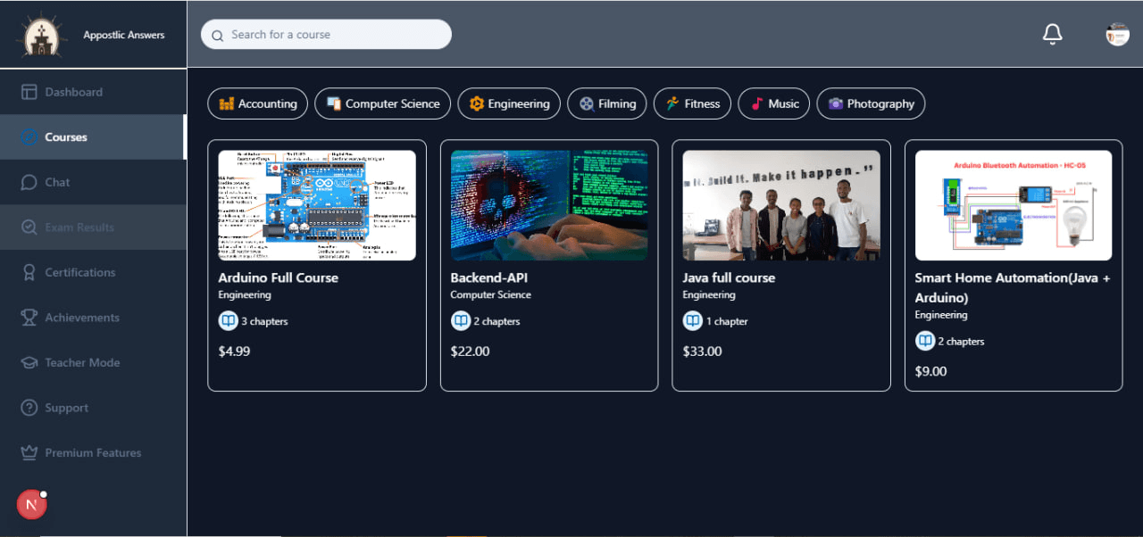 Learning Management System